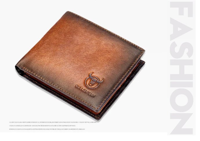 Кожаный мужской кошелек, Мужской бумажник их натуральной кожи применение